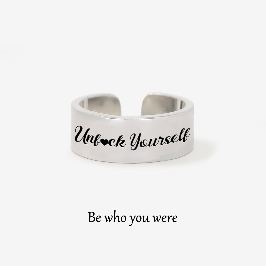 Unf❤️ck Yourself Wide Band Ring