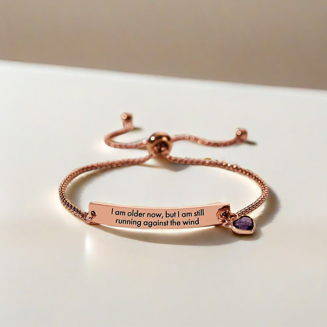 Against the wind Custom Birthstone Diamond Bracelet