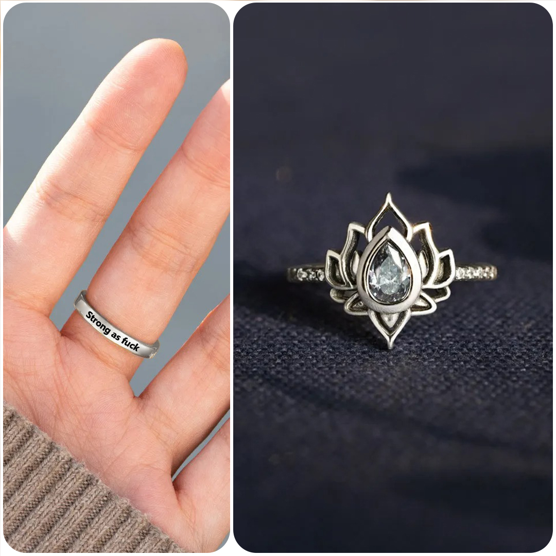 Strong as fuck Lotus Ring