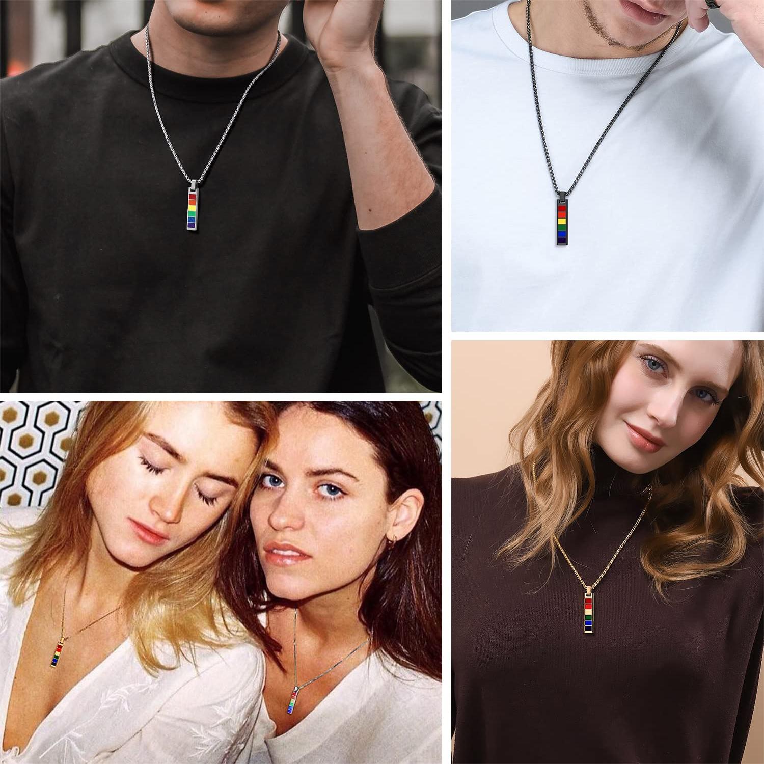LGBTQ Rainbow Necklace
