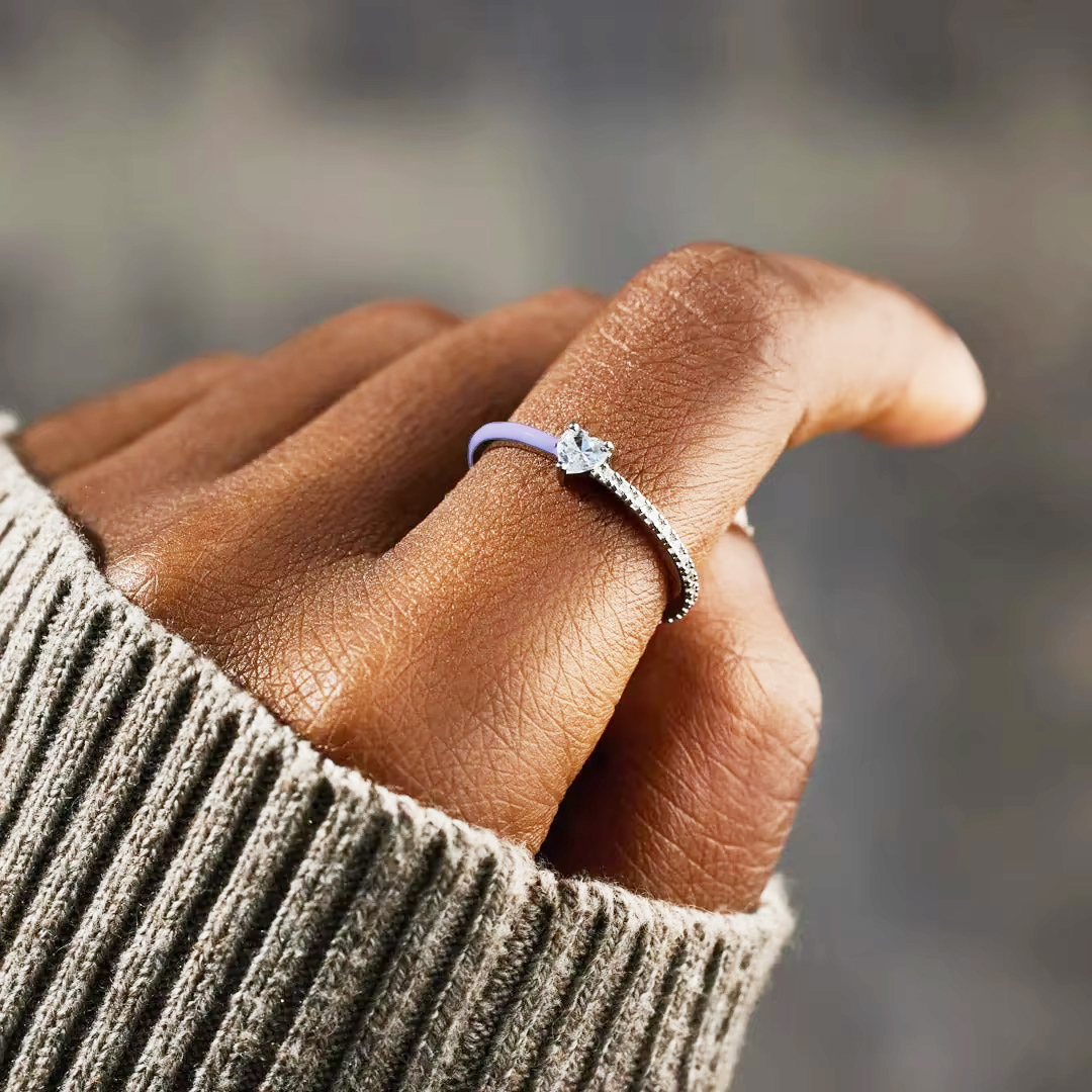 Mother & Daughter Matching Heart Rings