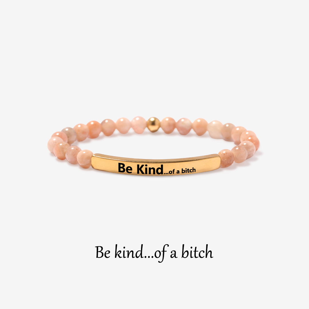 Be Kind...of a Bi❤ch Bead Lettering Bracelet