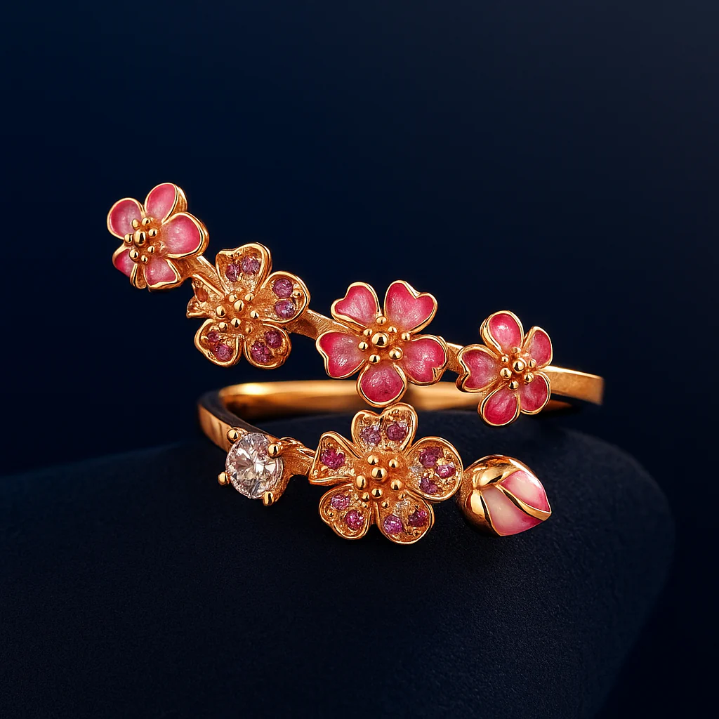 Peach Blossom Ring