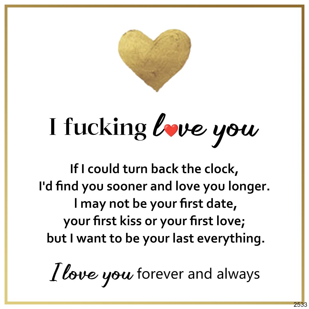 I love you forever and always necklace