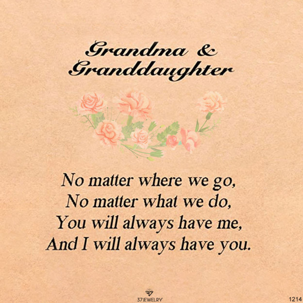 S925 Custom Name Grandma and Granddaughter Infinite Love Necklace