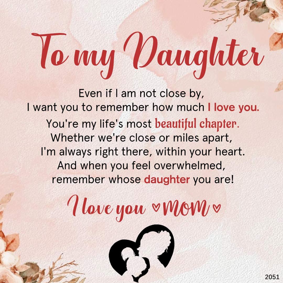 For Daughter - You're My Life's Most Beautiful Chapter Heart-shaped Open Bracelet