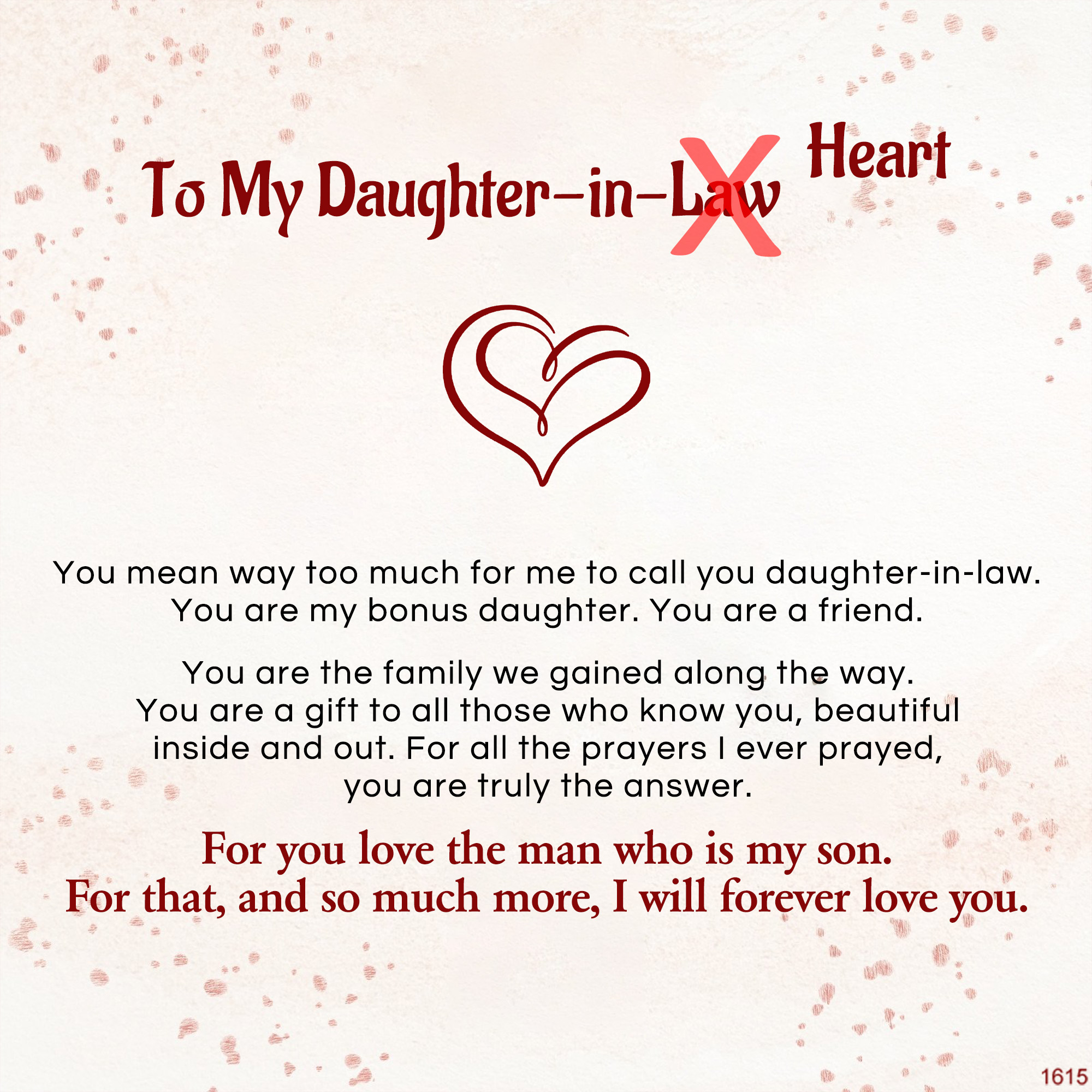 For Daughter-In-Law- S925 I Will Always Love You love Knot Necklace