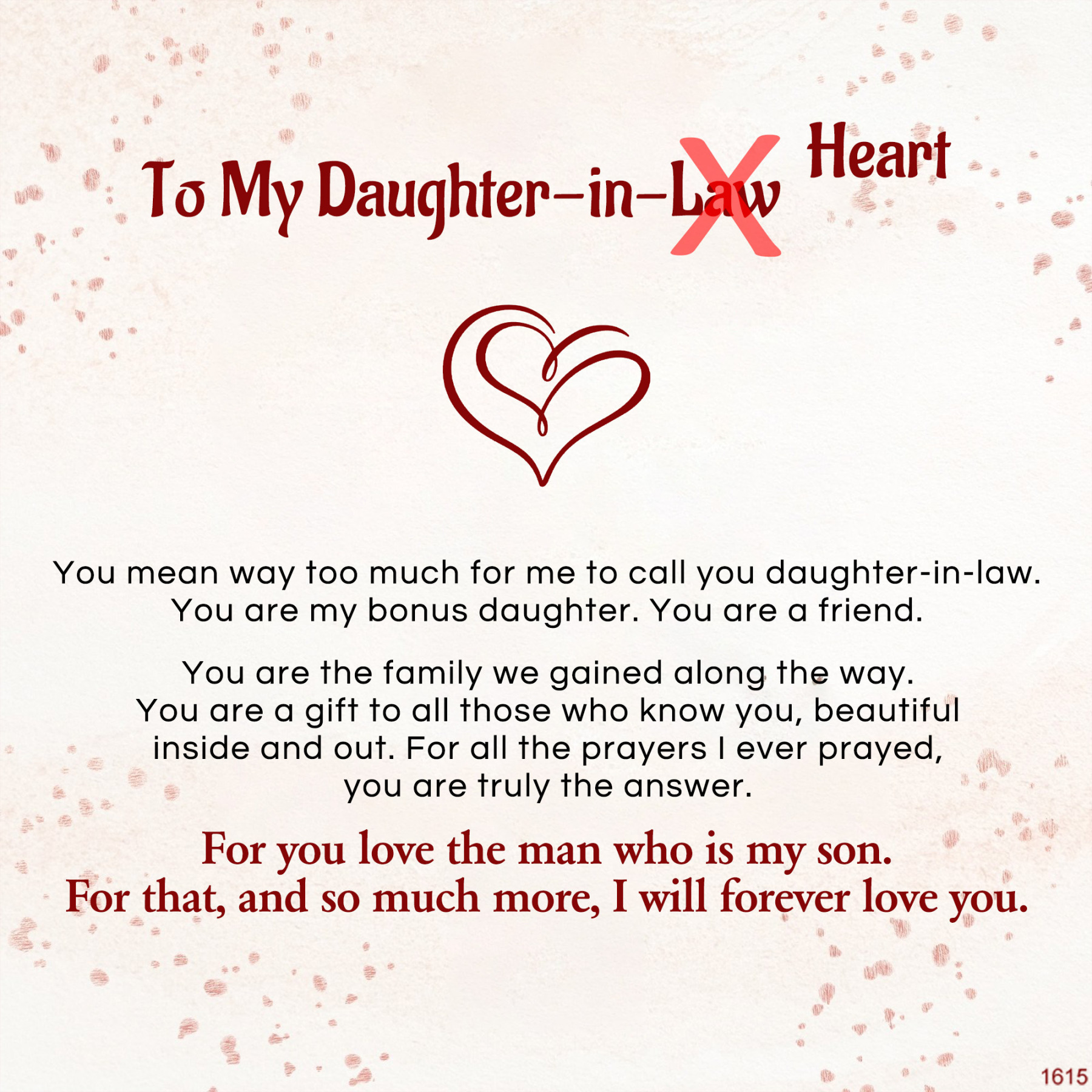 For Daughter-In-Law- S925 I Will Always Love You love Knot Necklace