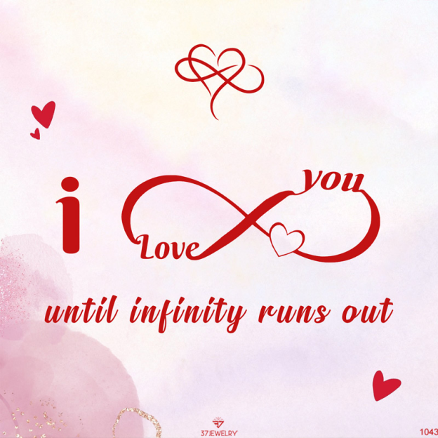 For Love - S925 I Love You Until Infinity Runs Out Twists And Turns Ring
