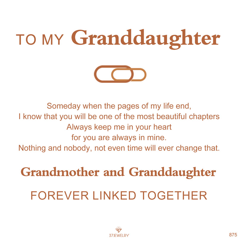Grandmother & Granddaughter Forever Linked Together Double Heart Bracelet