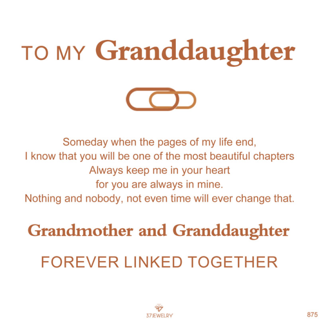 Grandmother & Granddaughter Forever Linked Together Double Heart Bracelet
