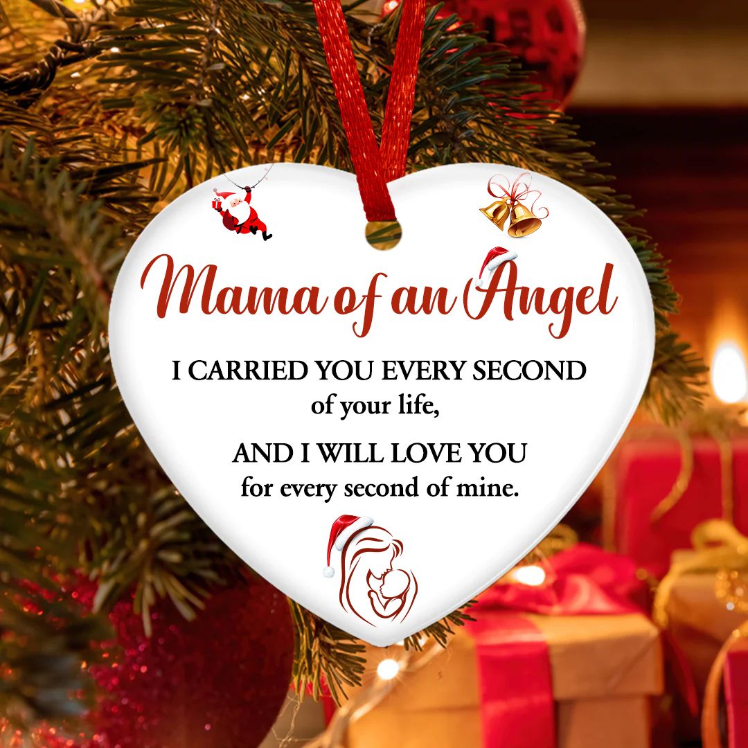 Angel Mom Christmas Pendant