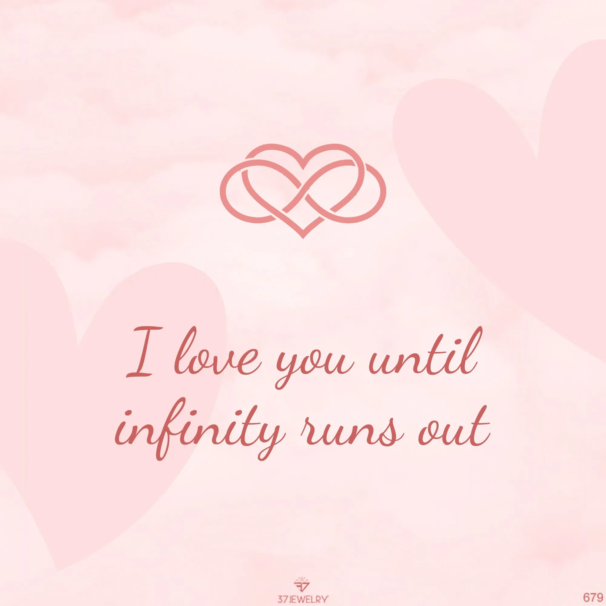 For Love - S925 I Love You Until Infinity Runs Out Name & Date Custom Infinity Bracelet