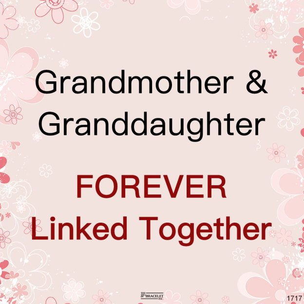 S925 Grandma & Granddaughter Forever Linked Together Custom Infinity Love Diamond Ring