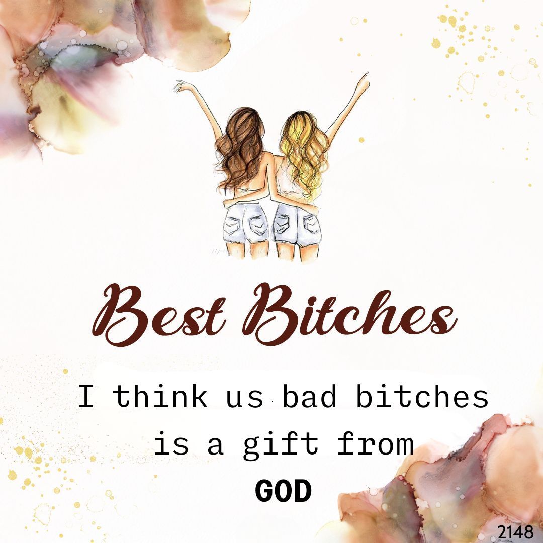 Best fucking bitches Lettering Bracelet