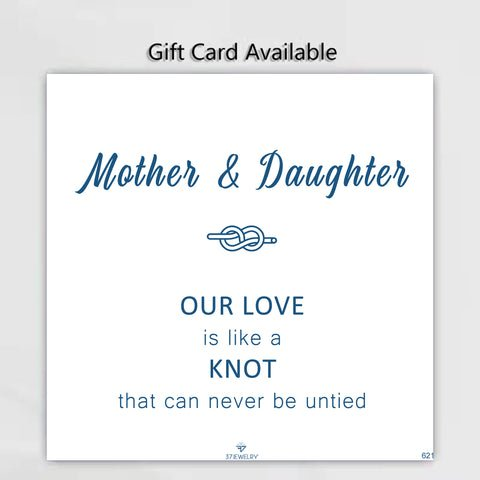 S925 Custom Mother and Daughter Birthstones Love Knot Bracelet