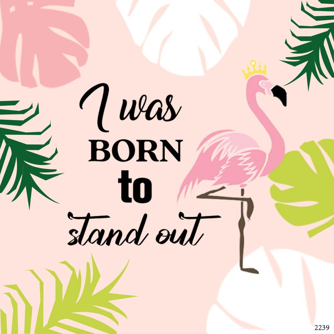 S925 Palm Tree and Flamingo Crystal Necklace