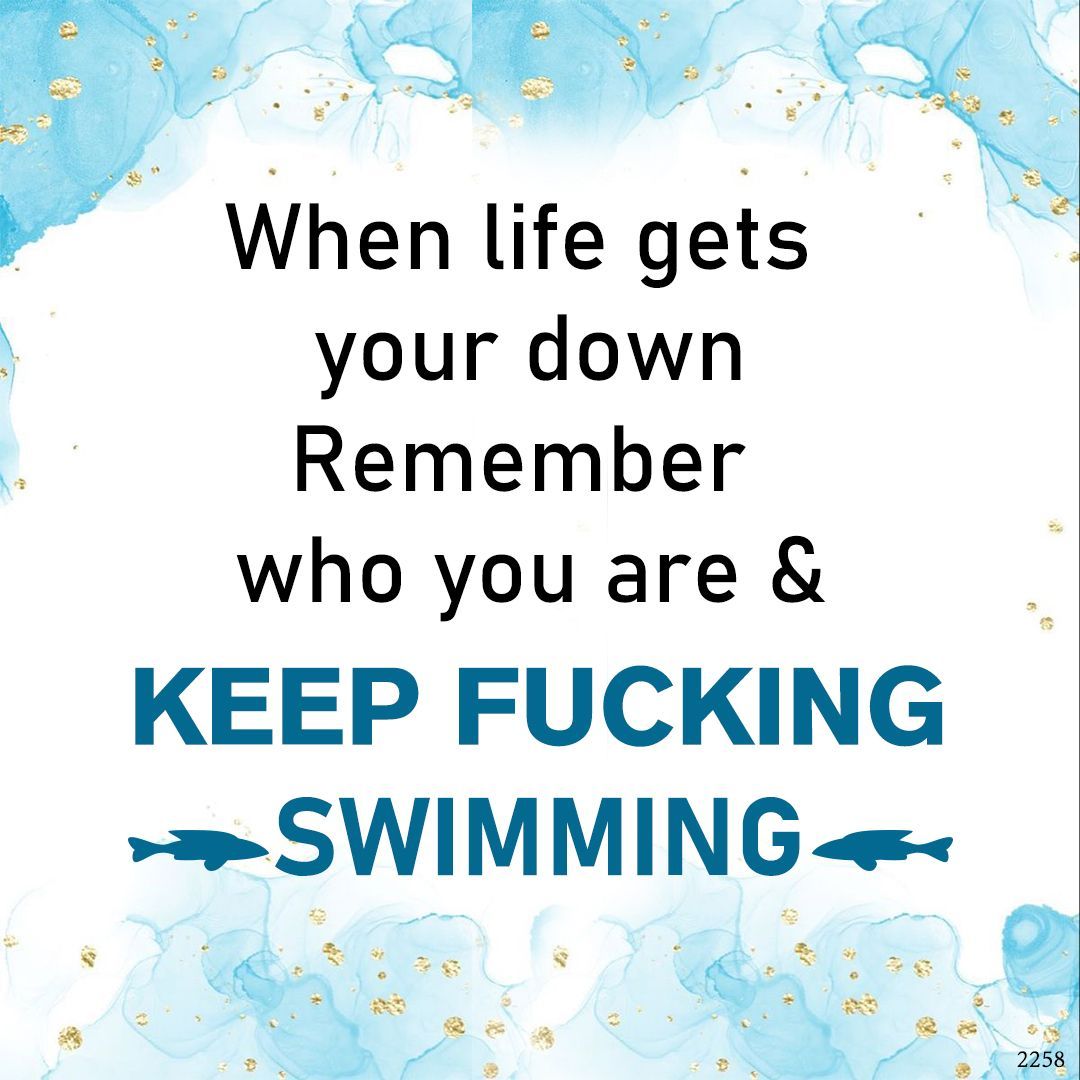 Keep Fucking Swimming Fish Ring 