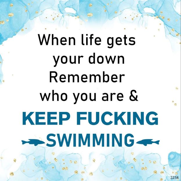 Keep Fucking Swimming Fish Ring 