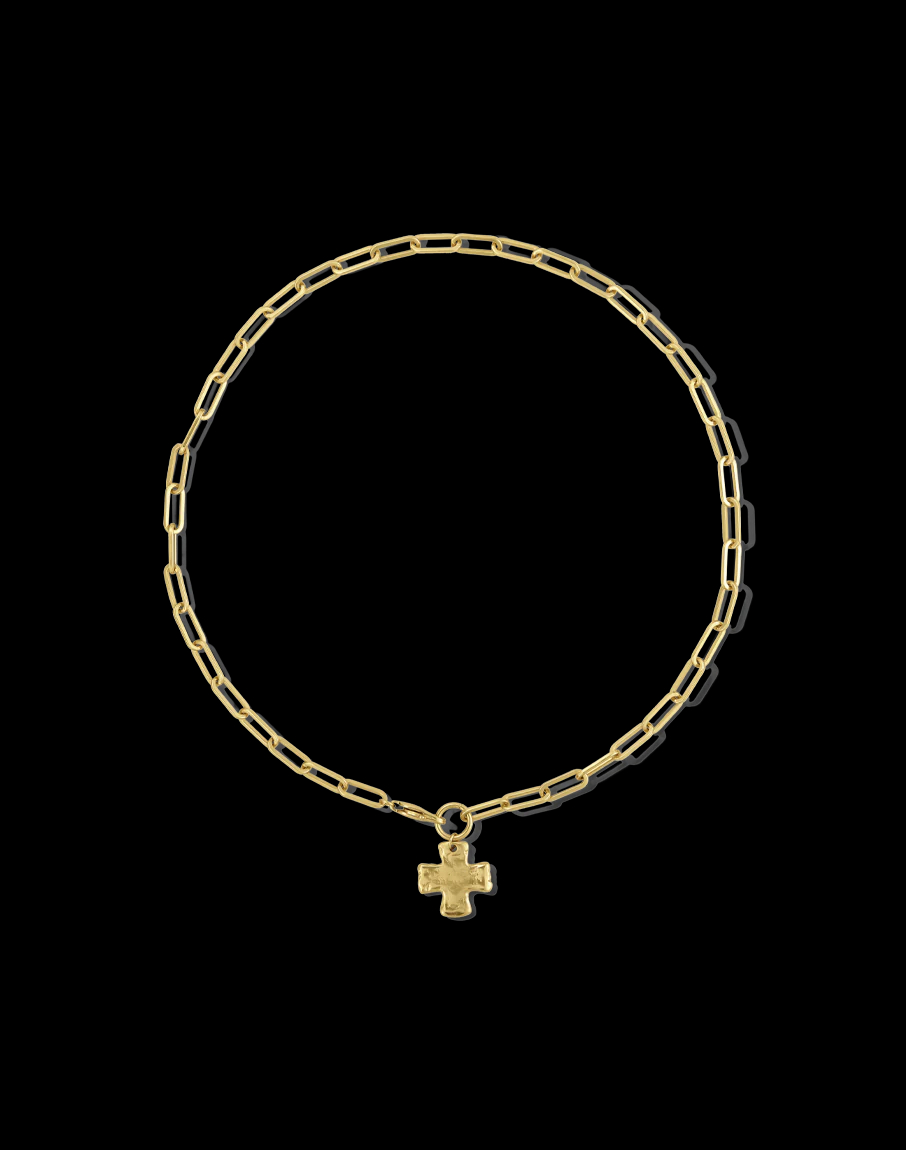 Chunky Cross Chain Necklace