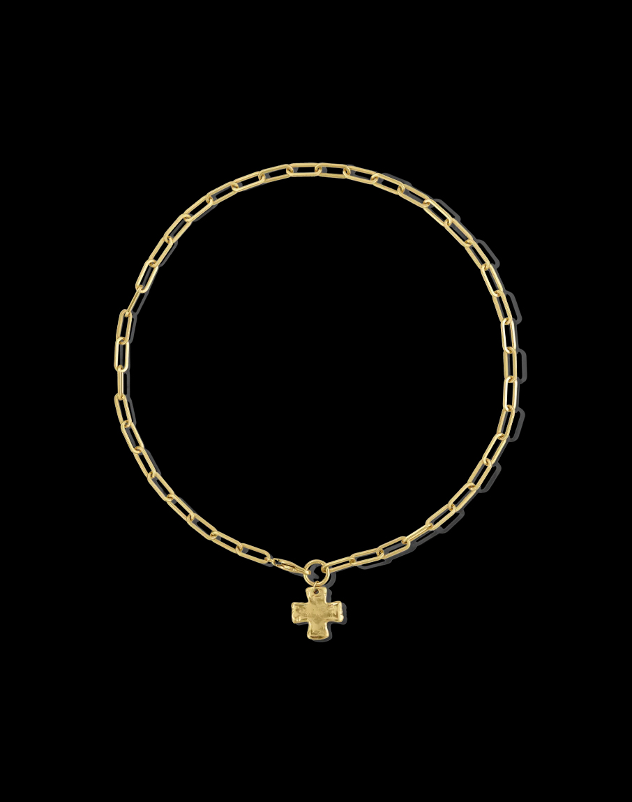 Chunky Cross Chain Necklace