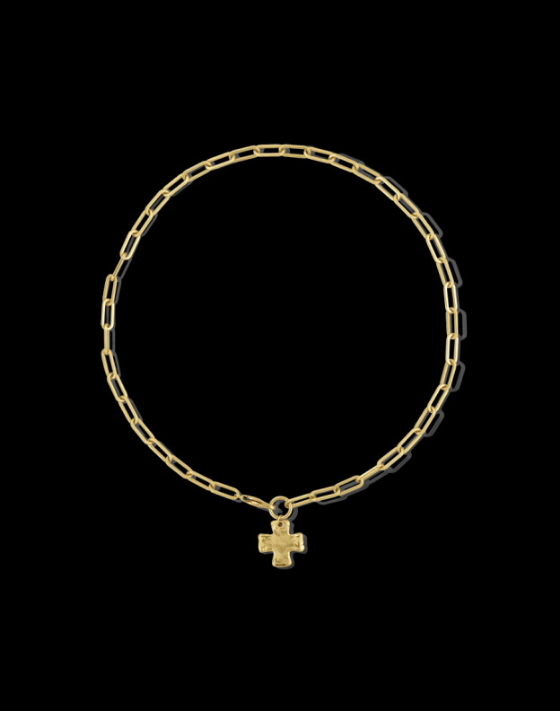Chunky Cross Chain Necklace