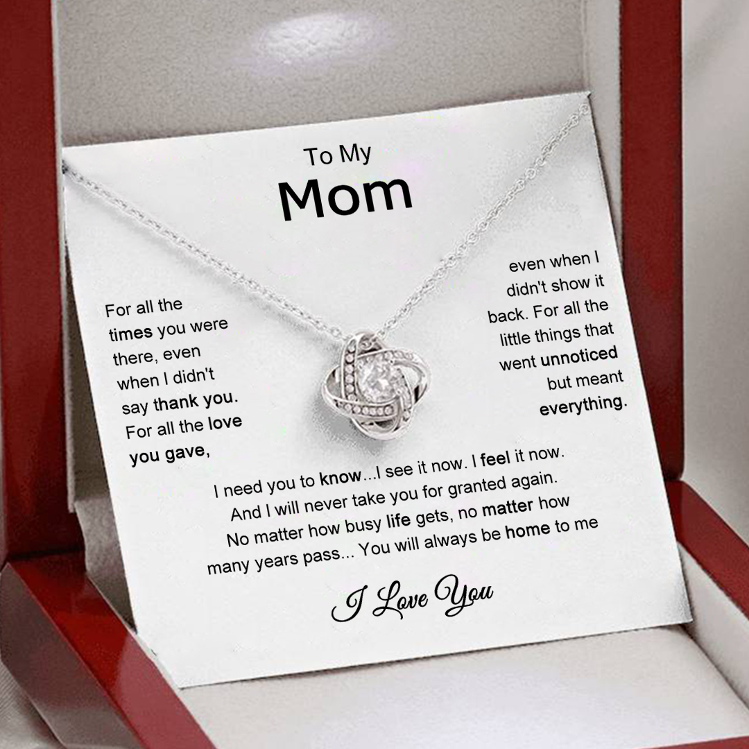 For Mom- I Am Always With You Knot Bracelet