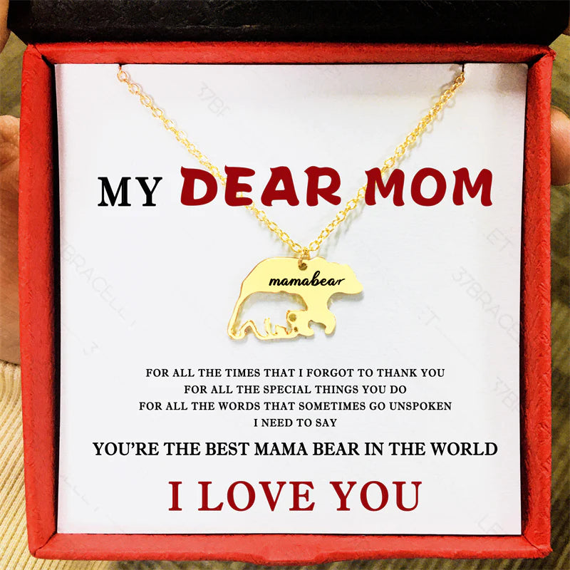 For Mom - Mama Bear Necklace