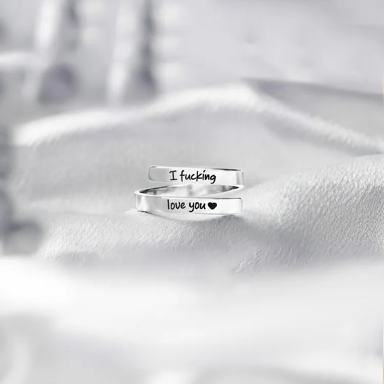 For Love - I Fucking Love You Ring