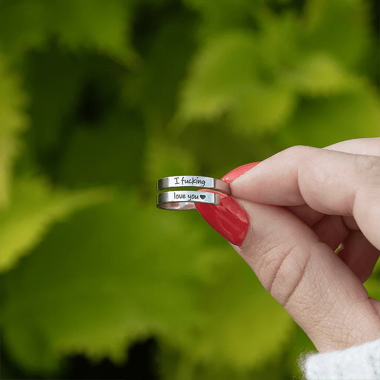 For Love - I Fucking Love You Ring