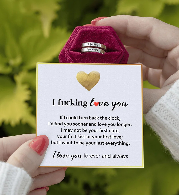 For Love - I Fucking Love You Ring