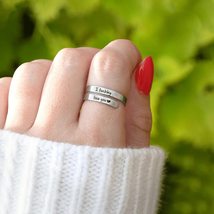 For Love - I Fucking Love You Ring
