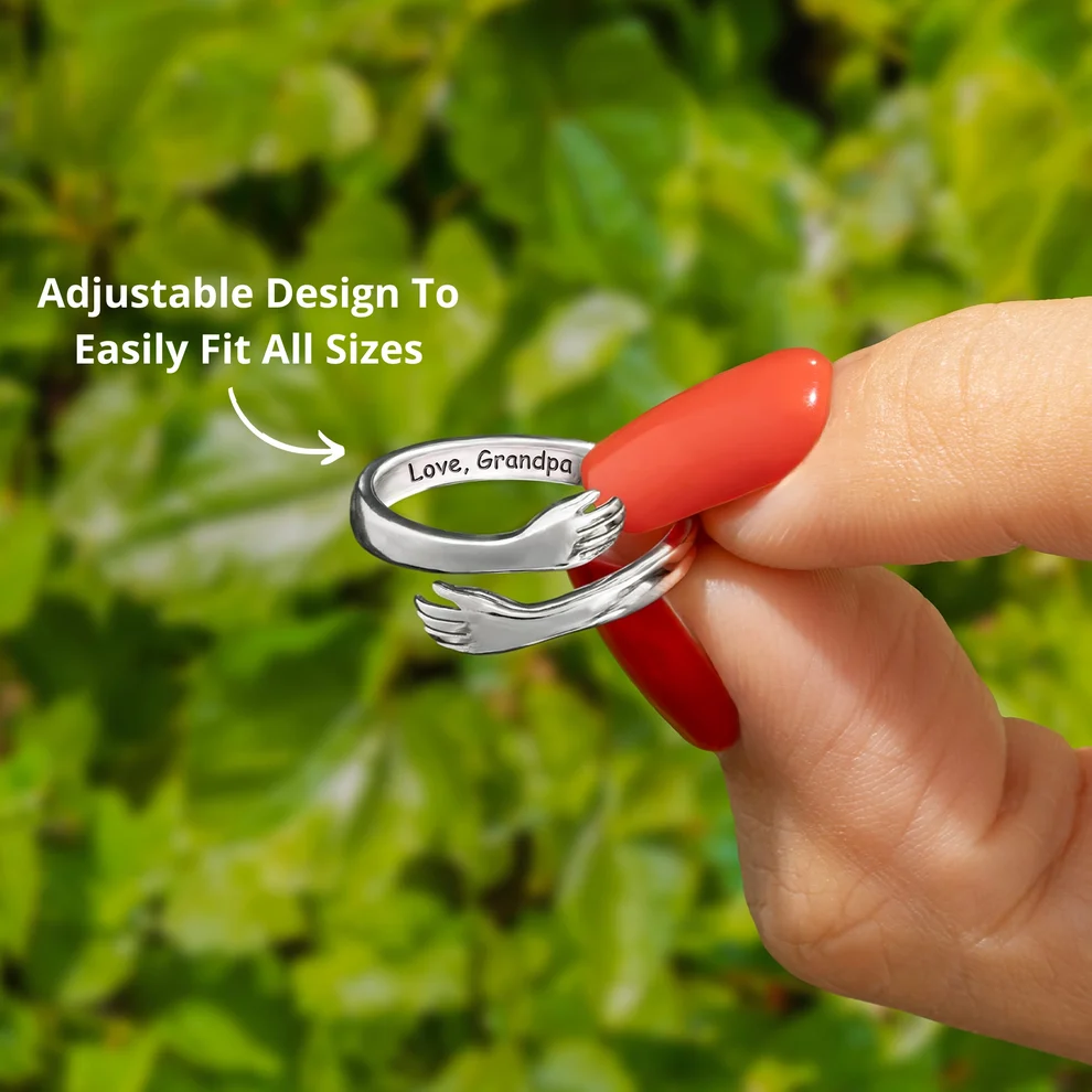 For Granddaughter – Always With You Hug Ring