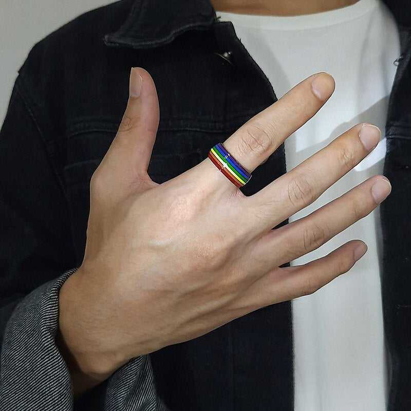 LGBTQ Rainbow Ring