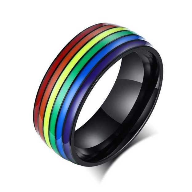 LGBTQ Rainbow Ring