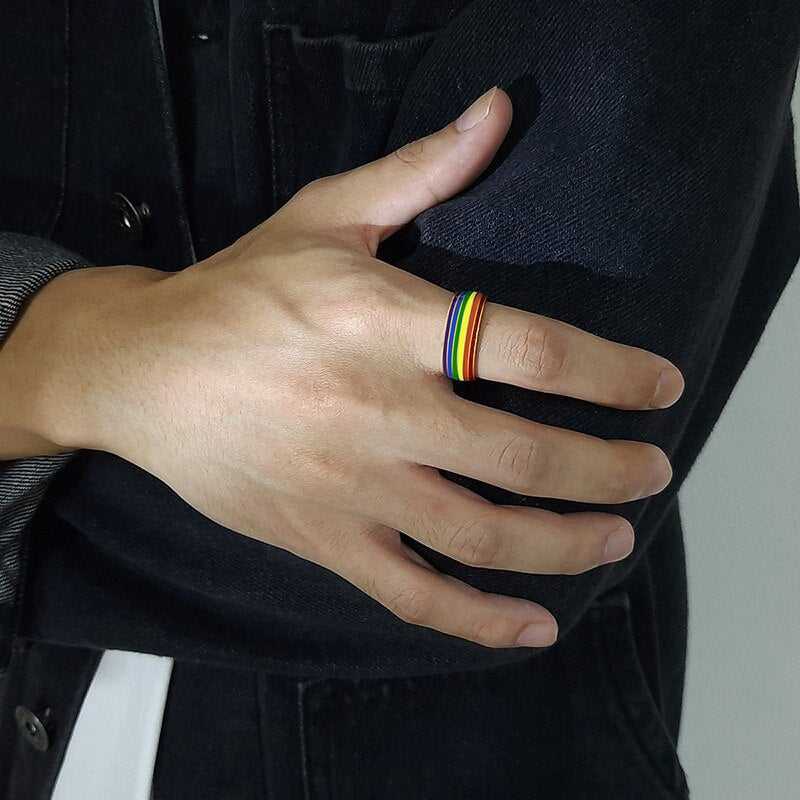 LGBTQ Rainbow Ring