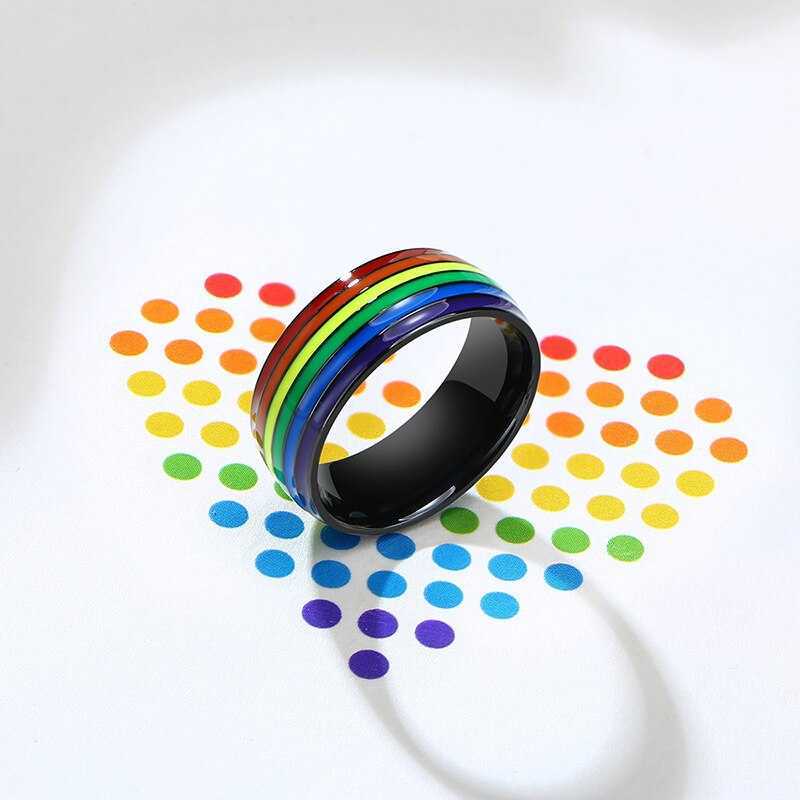 LGBTQ Rainbow Ring