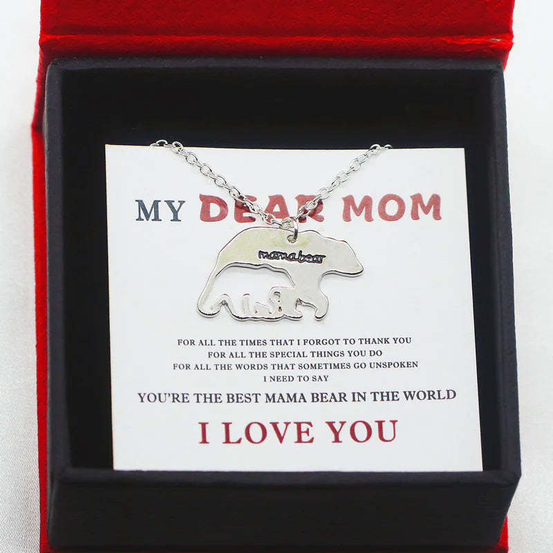 For Mom - Mama Bear Necklace