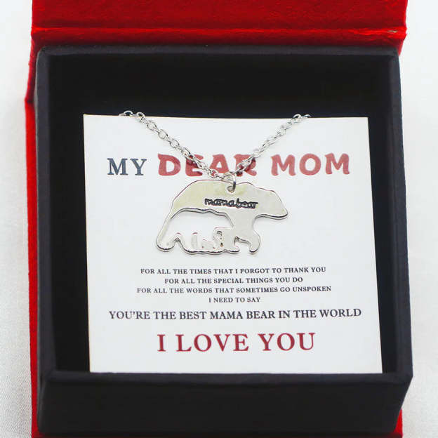 For Mom - Mama Bear Necklace