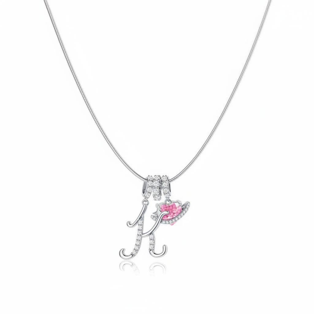 Gracie Initial Heart Necklace