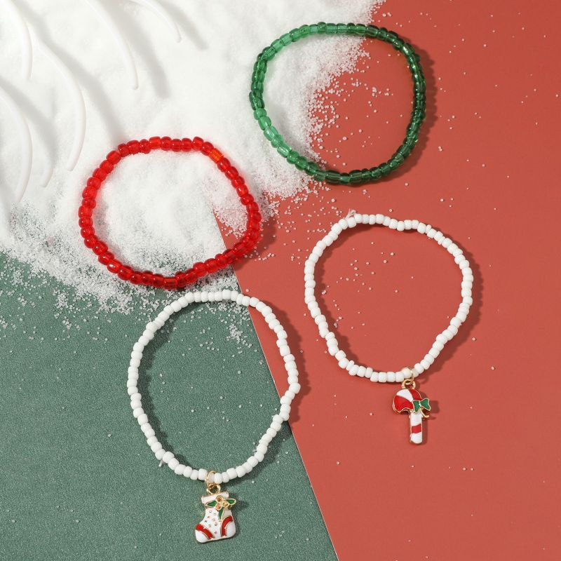 For Kids - Christmas Candy Bracelets Set-37bracelet