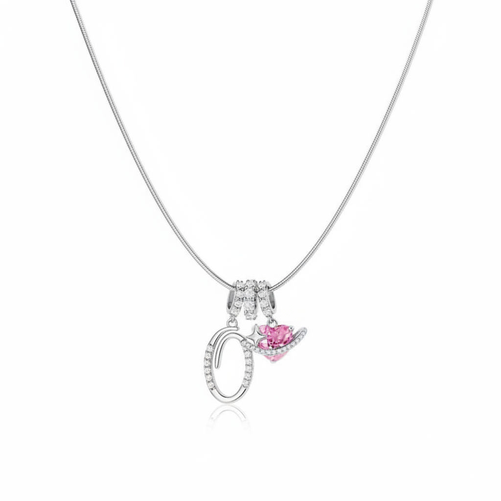 Gracie Initial Heart Necklace