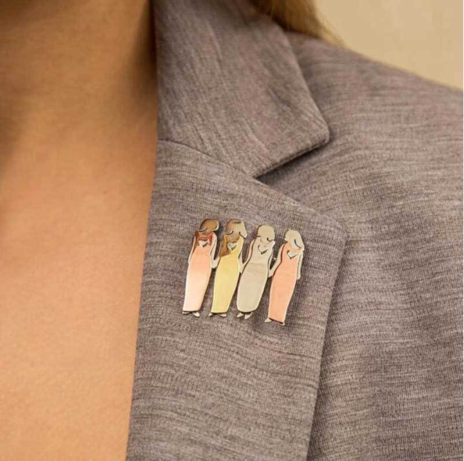 For Friend -  Bestie Brooch