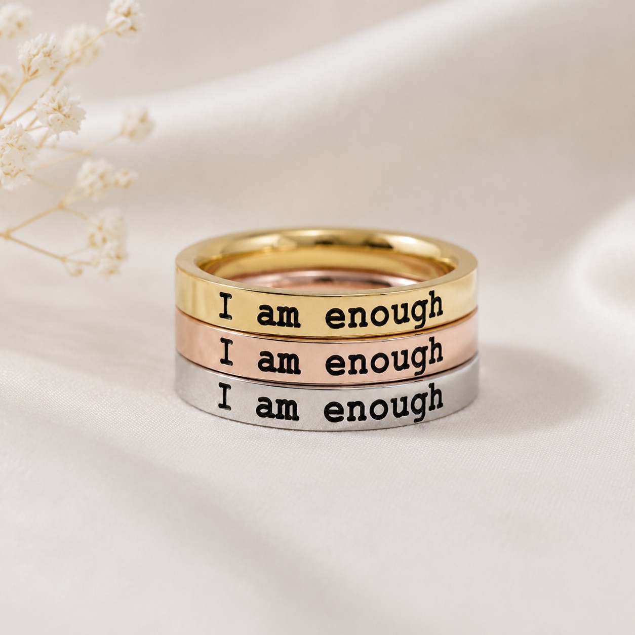 I Am Enough Ring