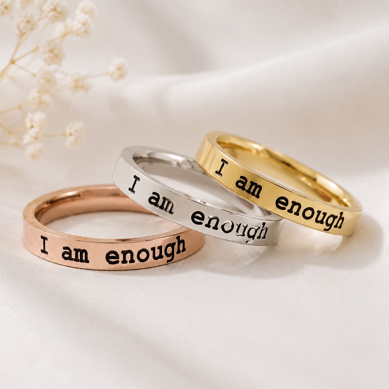 I Am Enough Ring