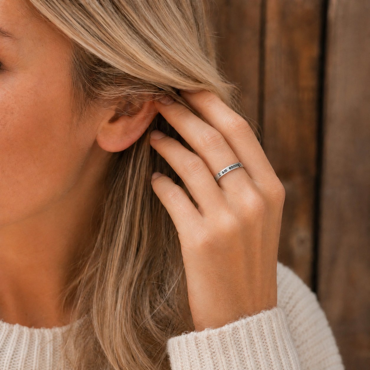 I Am Enough Ring