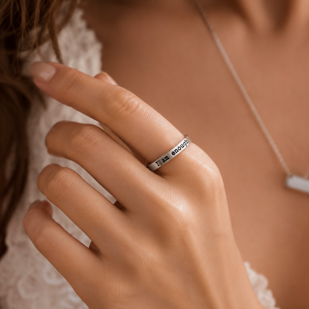 I Am Enough Ring