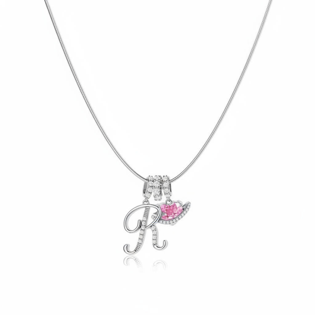 Gracie Initial Heart Necklace