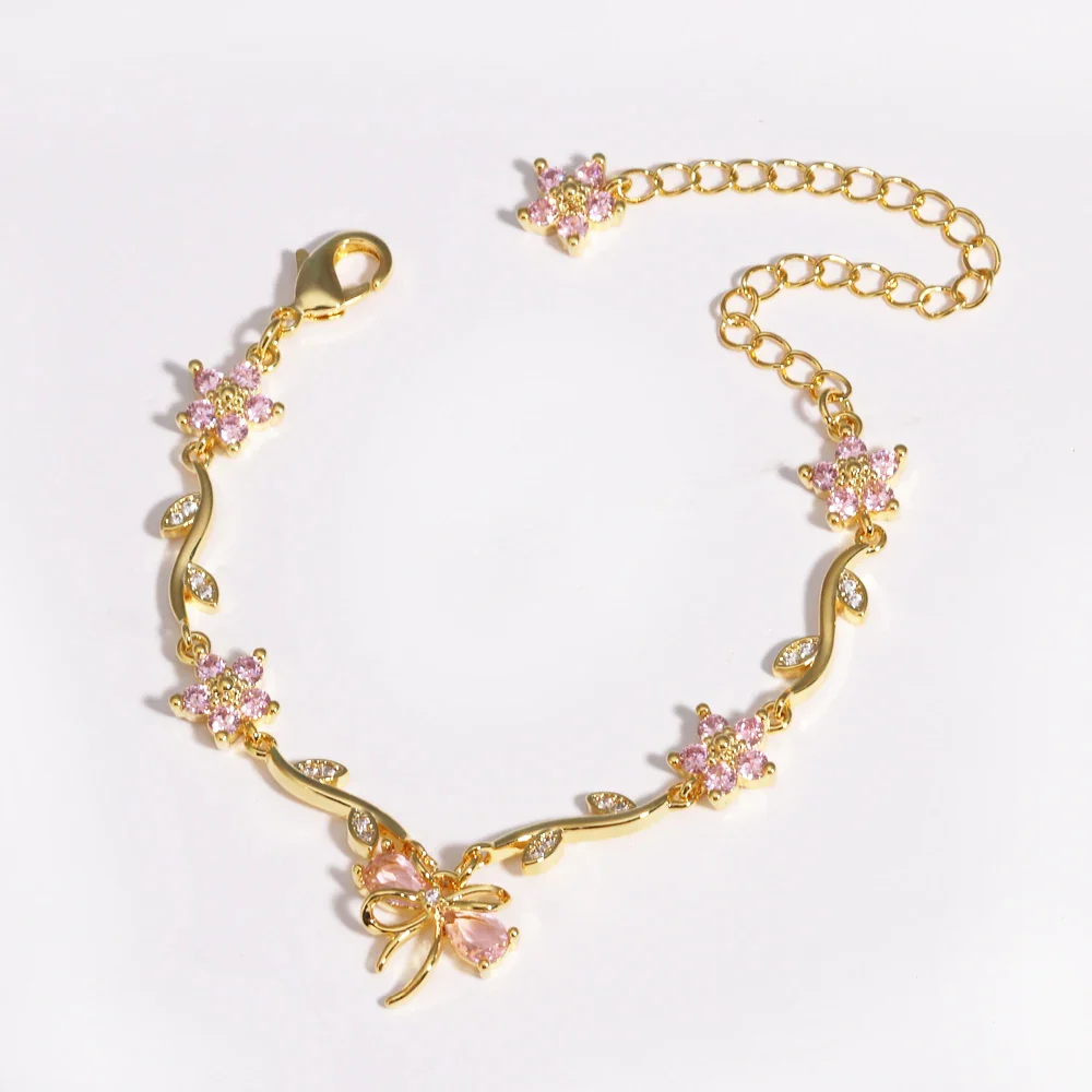Ribbon Garden Beaded Bracelet
