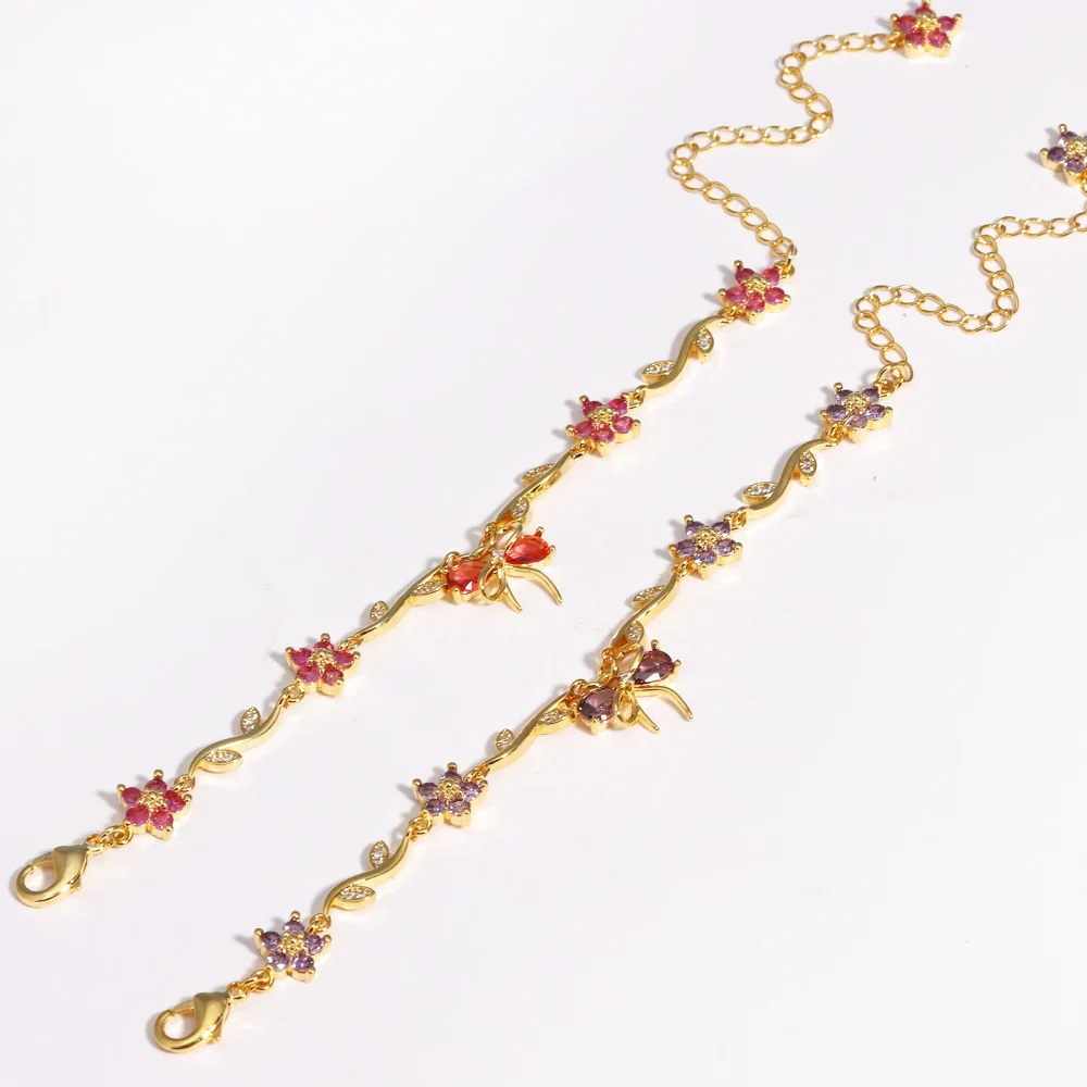 Ribbon Garden Beaded Bracelet